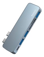 Yesido HB10 Dual USB-C Concentrador inteligente 6 en 1